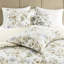 Édredon très grand 6 pièces en coton avec motif floral inspiré de la nature, 100% pour une expérience luxueuse et respirante, bourre en polyester 300 g / m², coussins décoratifs, broderie au point de chaînette, qualité-122451826