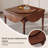 Solid Wood Foldable Automatic Two-in-one Mahjong Machine with Mahjong Table and Dining Table Function for Chinese Rules