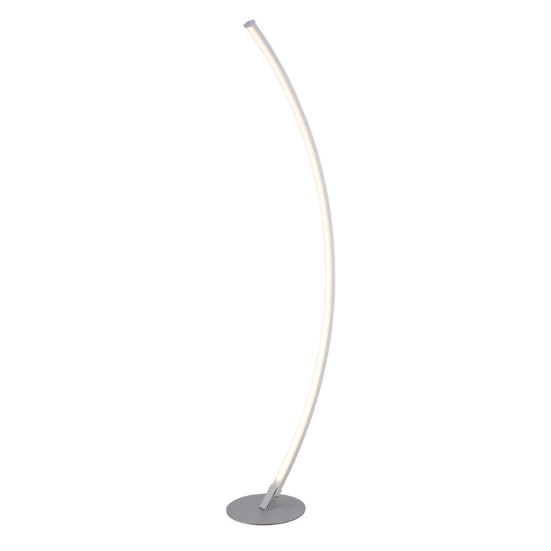Rylan 51.5'' LED Arched Floor Lamp, Silver