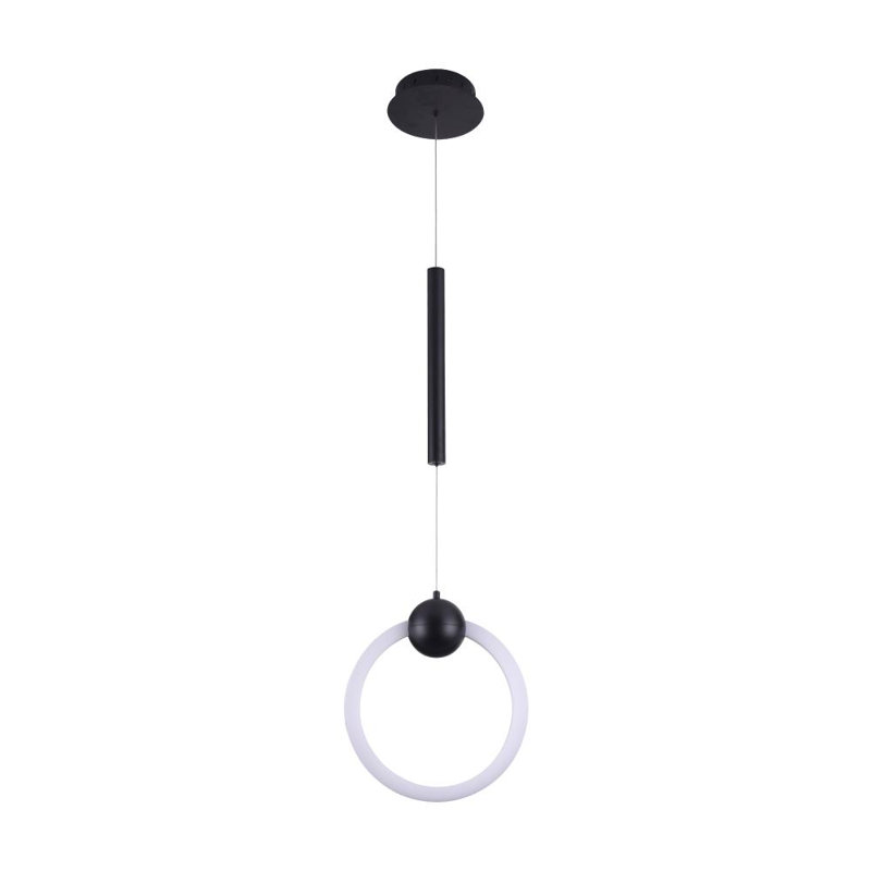 Luminaire suspendu simple à 1 lumière DEL