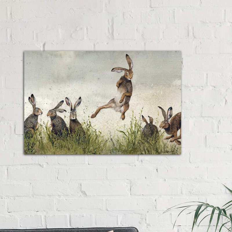 «Hijinx» par Maggie Vandewalle - impression d'art graphique, Toile tendue, H 18 po x l 26 po x P 1,5 po