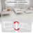 Heavy-Duty Sturdy Meta Twin Over Twin Bunk Bed/L/ Noise Reduced/ Safety Guardrail/No Box Spring Needed,White-1970064806