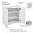 Design House Brookings Corner Wall Kitchen Cabinet WAC2430 24x30x12, White