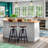 Borotice Swivel Adjustable Height Counter Stool with Metal Frame-371390146-364351694