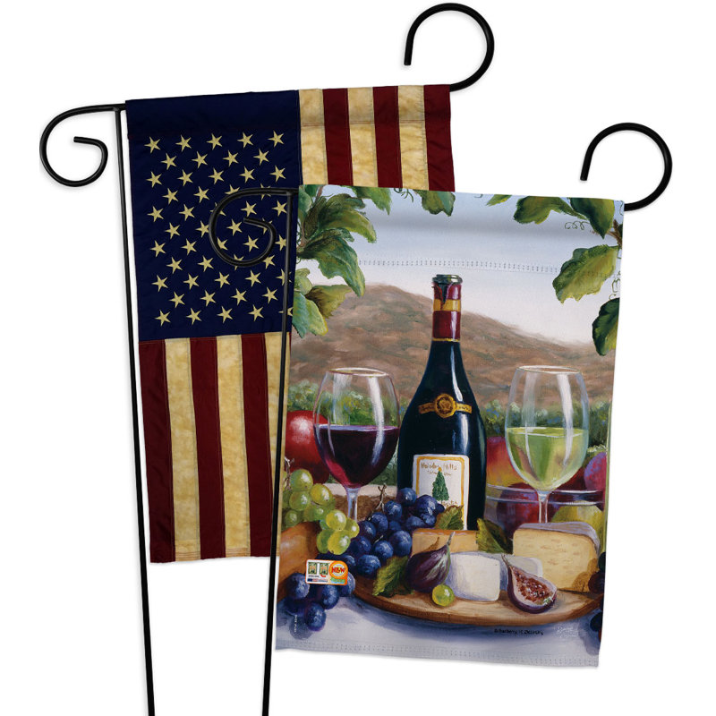 Double Sided 18.5 in. H x 13 in. W Polyester Garden flag