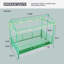 Lit de style champêtre pour enfants avec barrière de sécurité et structure en métal robuste-776062827