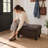 Beitz Vegan Leather Soft Close Storage Ottoman, Multifunctional Footrest with Hidden Storage-1848026190