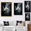 Océanic minimaliste noir et blanc papillon poisson II - art mural poisson papillon-975306564-975306424