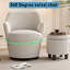 Fauteuil d'appoint pivotant moderne avec repose-pieds-1672522328