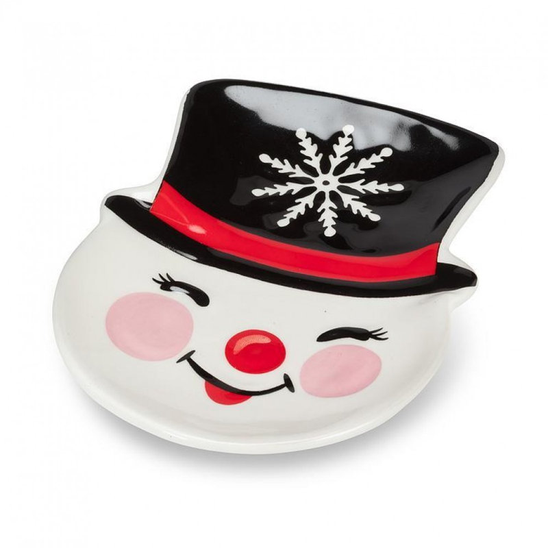 Petite assiette «Happy Snowman»