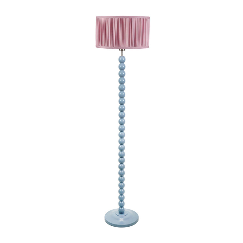 Grenada 145cm Traditional Floor Lamp, Pink, Yes, Blue