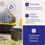 HOMZ Durabilt, bacs de rangement en plastique robustes avec couvercles-126251023-126282127