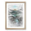 Mountain View in Switzerland in Abstract - Picture Frame Graphic Art Print-55731159-55731157