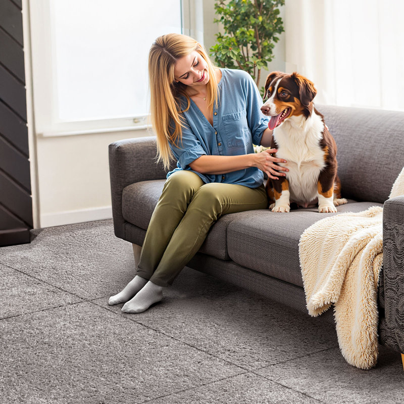 Tapis carré auto-adhésif 18 x 18 po Carpet Tiles