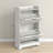 Slim Shoe Cabinet For Entryway, Farmhouse Hidden Shoe Storage Cabinet With 2 Flip Drawers