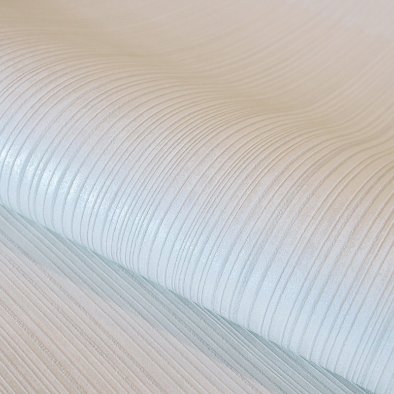 Universe Collection Jupiter Metallic Stripe Design Wallpaper Roll, White