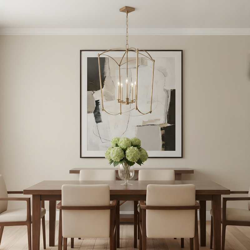 Olive 5-Light Chandelier, Antique Gild
