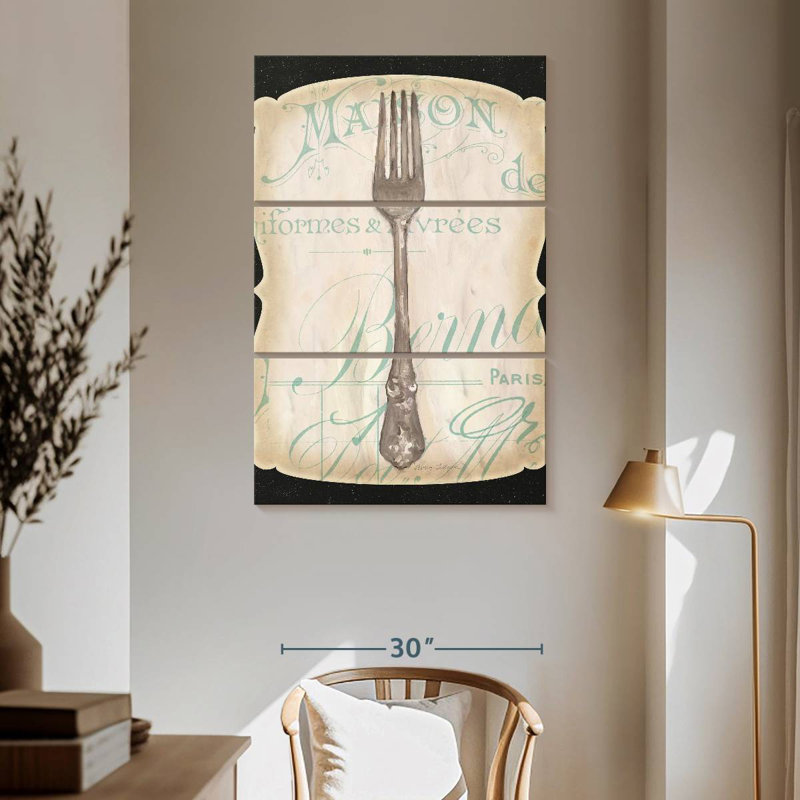 Fourchette française Senne I, H 65 po x l 42 po