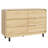 6-Drawer Dresser for Bedroom, Large Wood Storage Chest, Modern Handleless Cabinet for Living Room-335360197