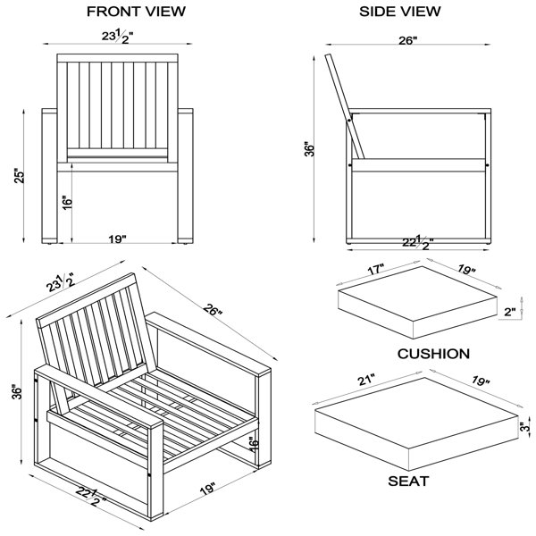 Dimensions du produit