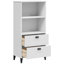 Allaya 123cm H x 60cm W Bookcase-195057606