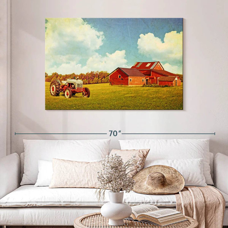 Lilie Old Farm Barn, H 32 po x l 48 po