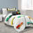 Gray/Orange 5 Piece Comforter Set-119813796-74778142