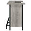 Menimen Grey Driftwood Freestanding Bar Unit
