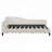 L-Shaped Linen Daybed, with Solid Wood Legs-845190914-845190913