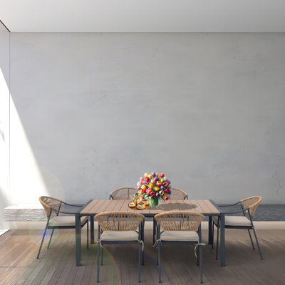 Ensemble de chaises de patio et de table 6 places Deko Living