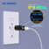 15 Tamper Resistant Decorator Outlet with USB Port