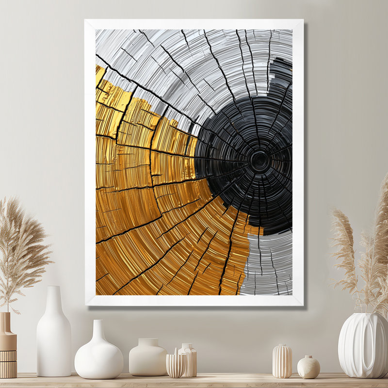 Stricker - Paysages, impressions d'art mural, H 20 po x l 12 po, Blanc, Picture Framed