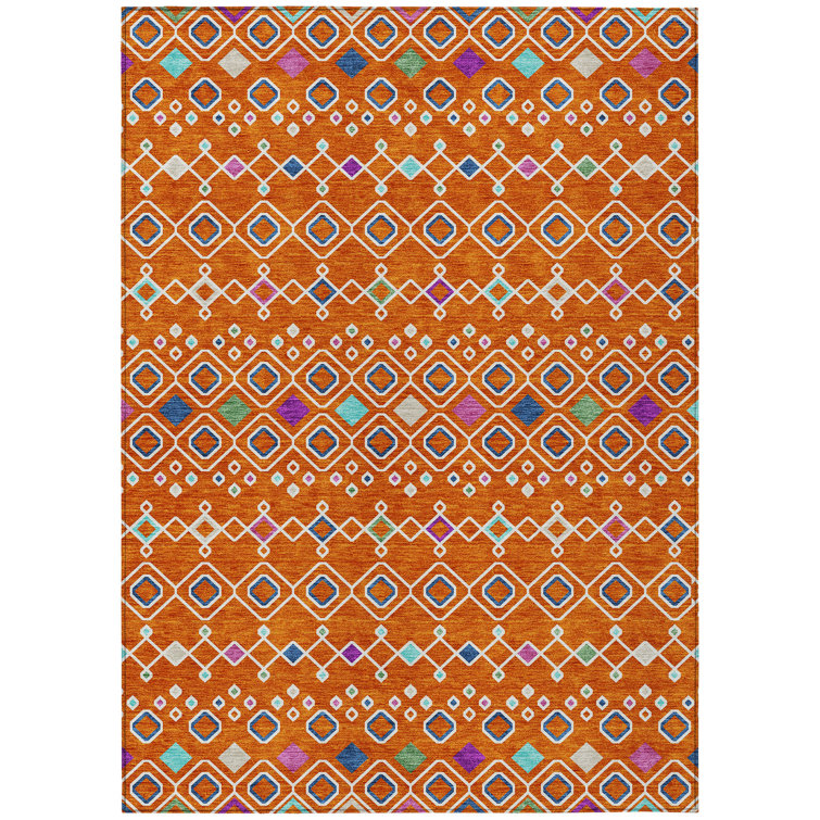 Aleighna Area Rug with Non-Slip Backing