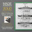 Reproduction encadrée de bateau industriel - bois massif-9256370-9256374