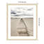«Sandy Beach Boardwalk» par Incado, reproduction d'art encadrée sur bois-100672491