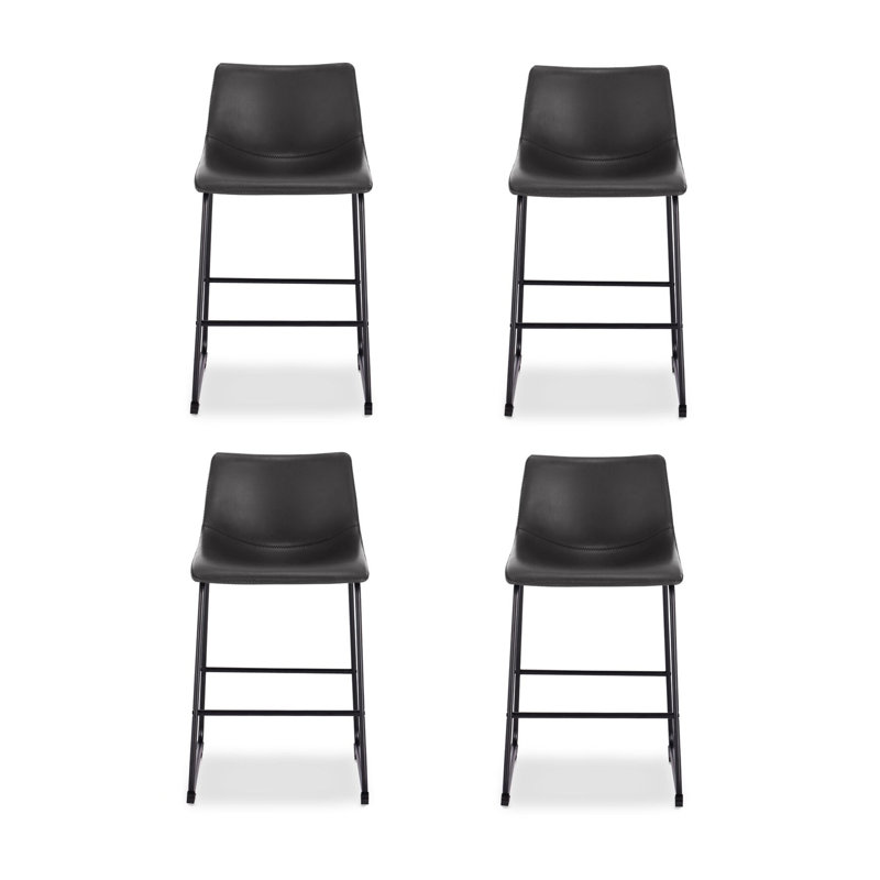 26" Counter Stool, Black