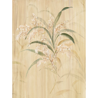 Fleurs de bambou - peinture sur toile tendue
