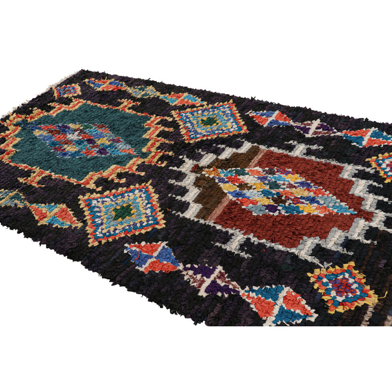 One-of-a-Kind 4'10”x8' Hand Knotted Area Rug