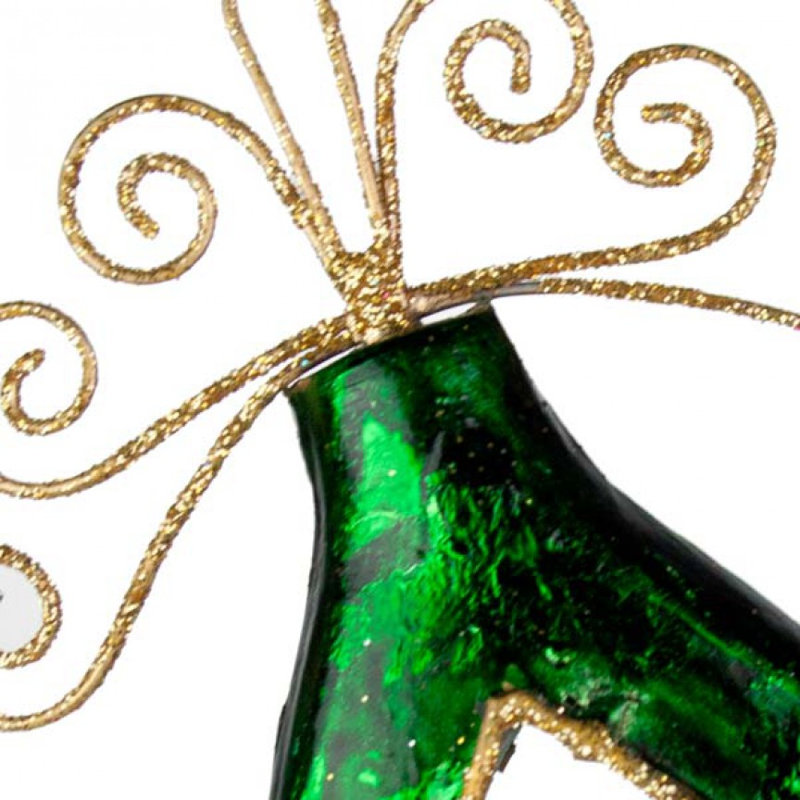 15cm Holiday Shaped Ornament, Green