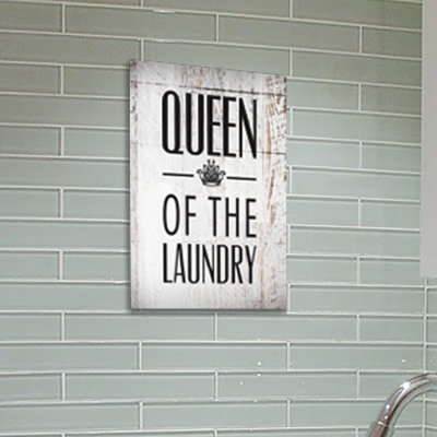 Ehme " Queen Of The Laundry With Crown "