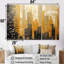 Ensemble de salon Golden Grid Skyscraper Skyline III - Skyscrapers-107746196-107746199