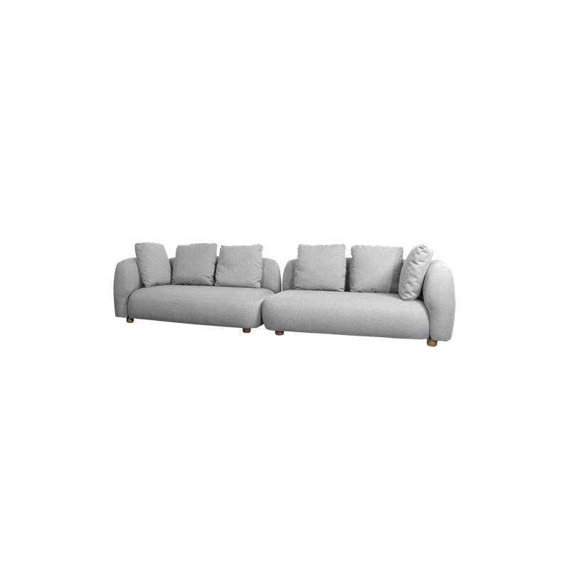 Capture 2 X 2-Seater Right & Left, Light Gray