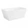 Hibiscus Rectangular Acrylic Soaking Tub with Integrated Drain and Overflow