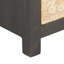  Buffet rectangulaire en bois de manguier massif gris et blanc