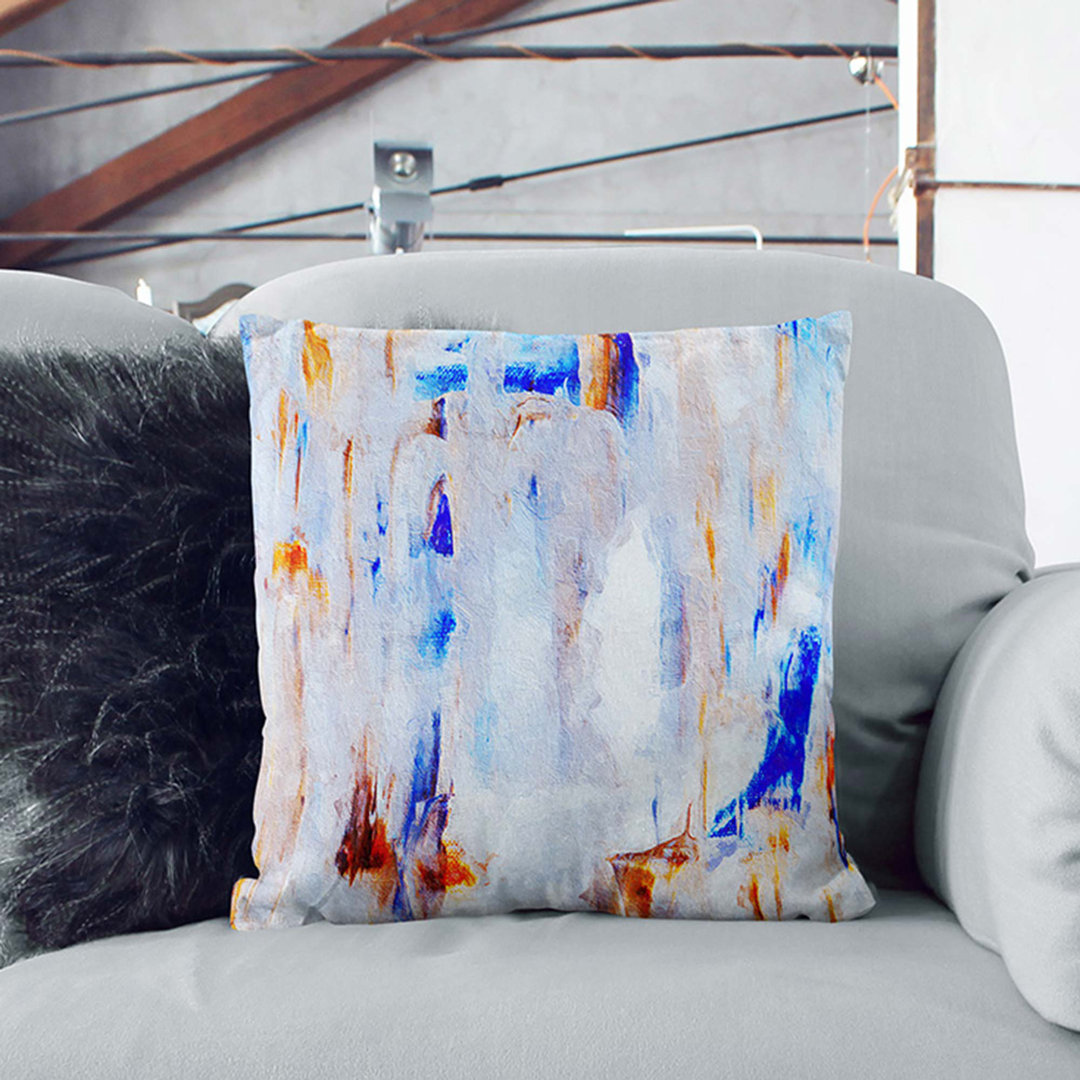 Abstract Art Painting Vol.34 by S.Johnson Cushion with Filling