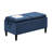 Maggie Upholstered Ottoman with Reversible Tray and Solid Wood Legs-465943966