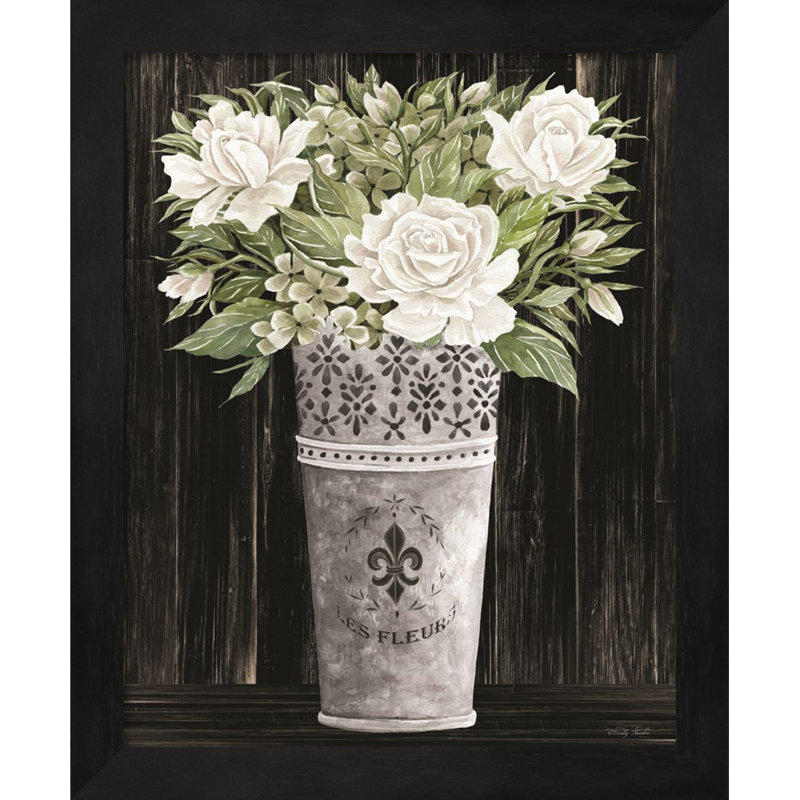«Punched Tin Floral» par Cindy Jacobs, art encadré (ensemble de 2)