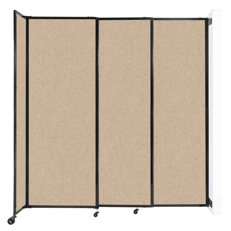 Cloison coulissante 5 pi, Bleu marine, 82" H  x 86" W x 33" D