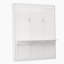 Lit escamotable double pleine grandeur, lit escamotable à armoire de 61,5 po avec bureau, parfait pour la chambre d'amis, bureau-1299076288