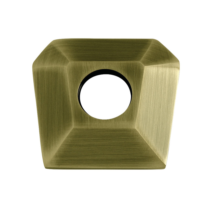 Kingston Brass Trapeze Hexagon Shower Arm Flange, Antique Brass